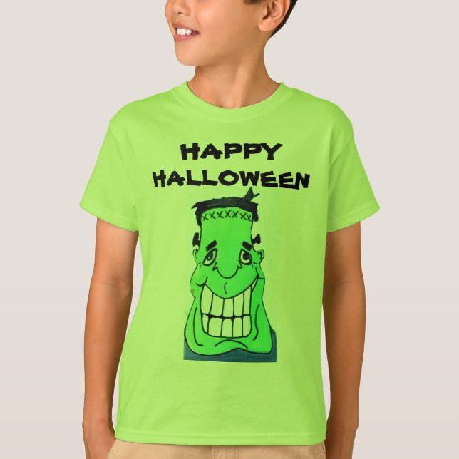 Camiseta HALLOWEEN FRANKENSTEIN (Anverso)