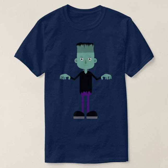 Camiseta Halloween Frankenstein 2490 (Diseño del anverso)