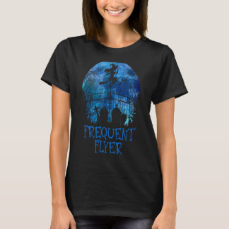 Camiseta Halloween Frequent Flyer In The Cemetery Lazy Cost