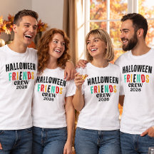 Camiseta Halloween Friends Crew 2026