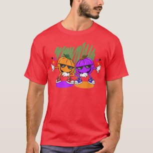 Camiseta Halloween Funny Dancing Pumpkins Halloween, Trick