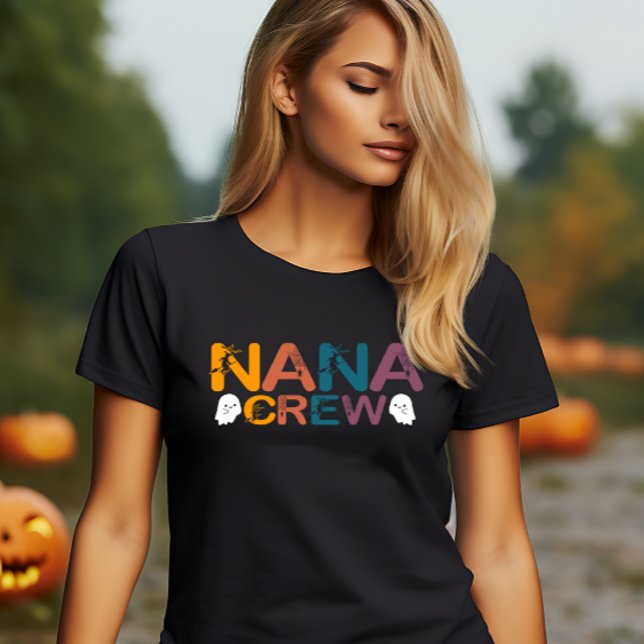 CAMISETA HALLOWEEN FUNNY NANA CREW (FUNNY HALLOWEEN NANA CREW
)