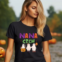 CAMISETA HALLOWEEN FUNNY NANA GHOST CREW