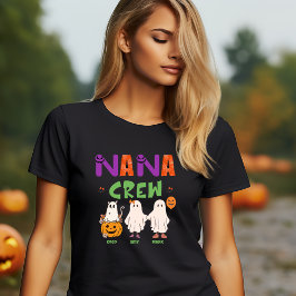 CAMISETA HALLOWEEN FUNNY PERSONALIZADO NANA GHOST CREW