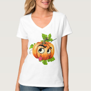 Camiseta Halloween Funny Pumpkin Face