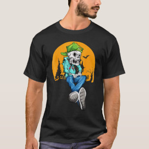 Camiseta Halloween Gamer Costume Skeleton Para Hombres