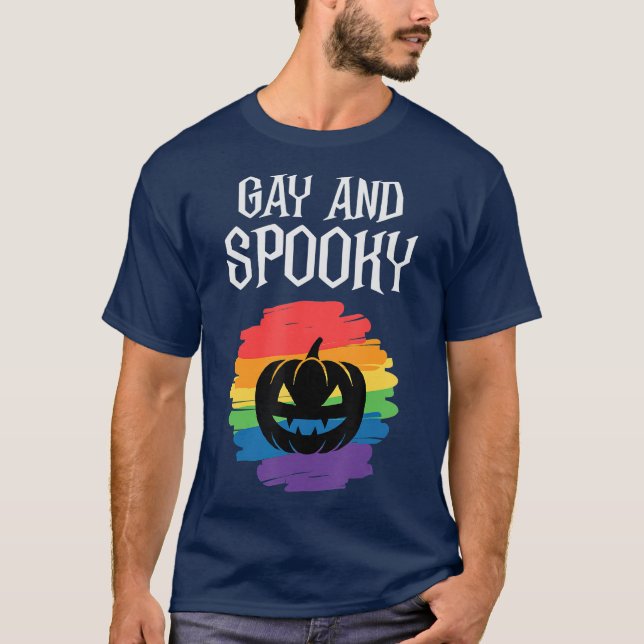 Camiseta Halloween Gay Y Spooky Party Costume Niños (Anverso)