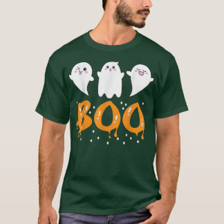 Camiseta Halloween Ghost Boo Cute