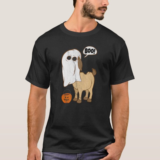 Camiseta Halloween Ghost Costume Cute Boo Tee (Anverso)