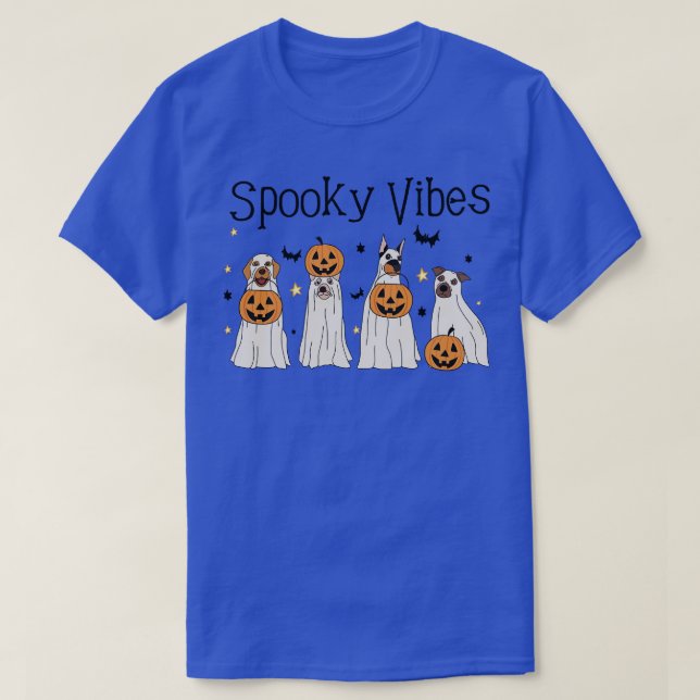 Camiseta Halloween Ghost Dog Funny (Diseño del anverso)