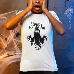 Camiseta Halloween Ghost Haunted Forest Costume Fiesta