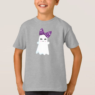 Camiseta Halloween, Ghost, Ribbon, Bow, Trick O Trete, Boo