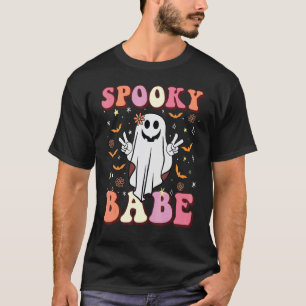 Camiseta Halloween Ghost Spooky Babe temporada 2022 Retro