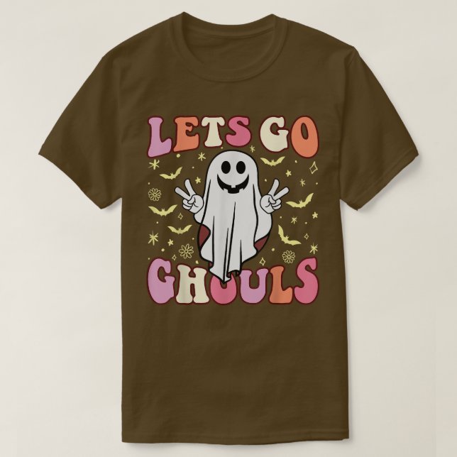 Camiseta Halloween Ghost Spooky deja ir a Ghouls Season 202 (Diseño del anverso)