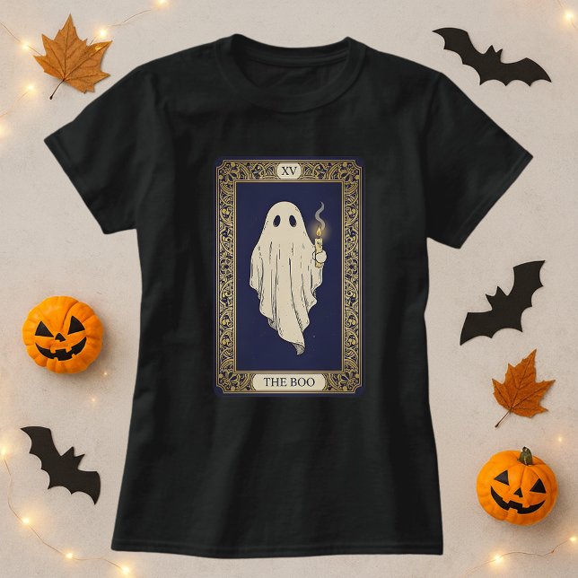 Camiseta Halloween Ghost Tarot Card (Subido por el creador)