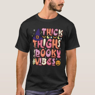 Camiseta Halloween Ghost Thick Things Spookokie Vibes Tempo