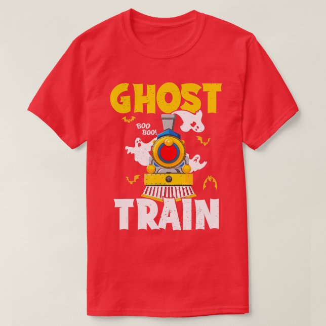 Camiseta Halloween Ghost Train Boo Boo Spooky Train Lover R (Diseño del anverso)