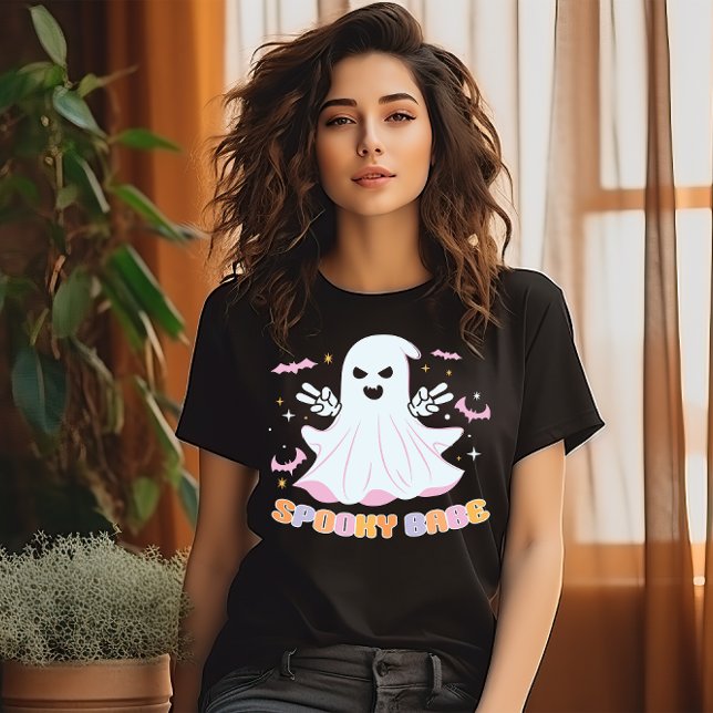 CAMISETA HALLOWEEN GHOSTS 👻 SPOOKY BABE (Subido por el creador)