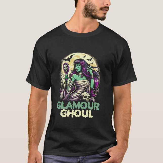 Camiseta Halloween Ghoul Lover Tocó A Ghost Scary Trick O (Anverso)