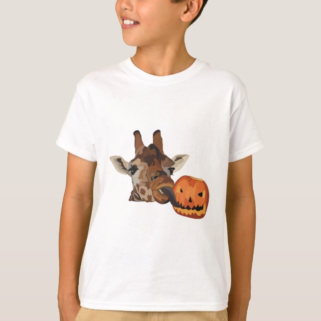 Camiseta Halloween Giraffe (Anverso)