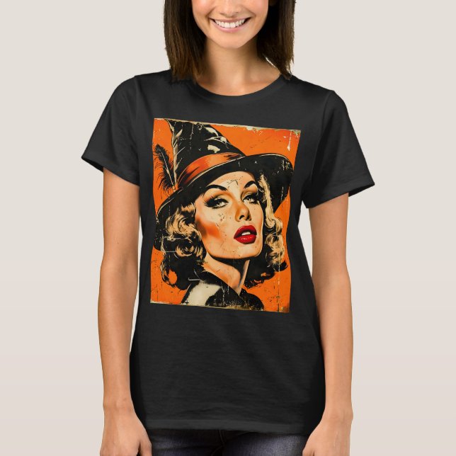 Camiseta Halloween Glam Witch (Anverso)