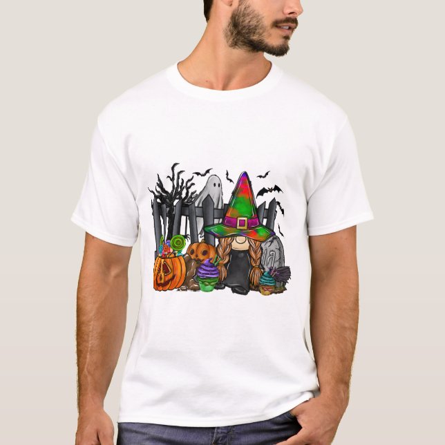 Camiseta Halloween Gnome (Anverso)