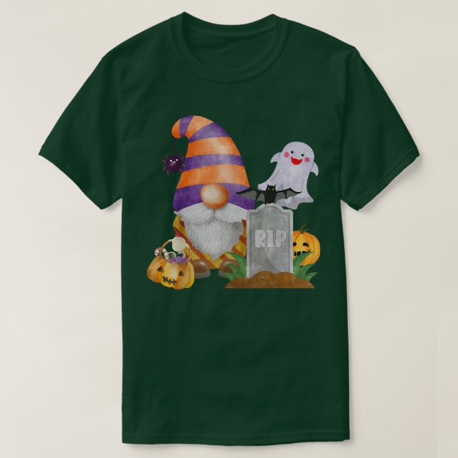 Camiseta Halloween Gnome lindo Gnome Halloween Disstume (Diseño del anverso)