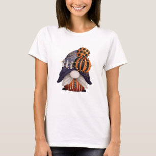 Camiseta Halloween Gnome Purple & Naranja