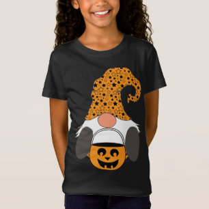 Camiseta Halloween Gnome Trick O Trate A Naranja De Gnome N