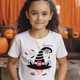 Camiseta Halloween, Gorra de brujas de Unicornio