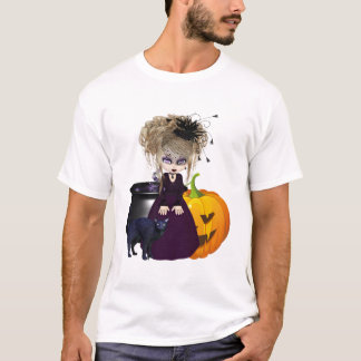 Camiseta Halloween gótico lindo