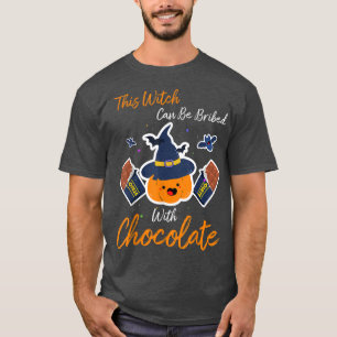 Camiseta Halloween Gracioso Esta Bruja Puede Ser Sobornada 