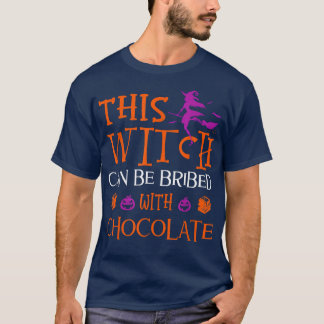 Camiseta Halloween Gracioso Esta Bruja Puede Ser Sobornada