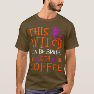 Camiseta Halloween Gracioso Esta Bruja Puede Ser Sobornada 
