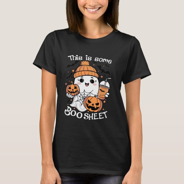 Camiseta Halloween Gracioso Este Es Un Retro De Fantasma (Anverso)