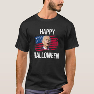 Camiseta Halloween Gracioso Feliz 4 De Julio Confu Anti Bid