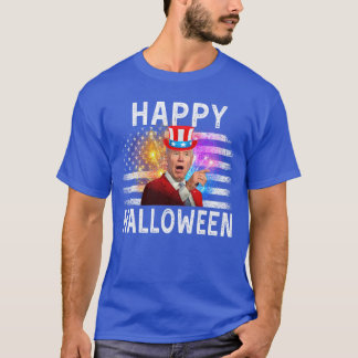 Camiseta Halloween Gracioso Feliz De Julio Anti Joe Biden
