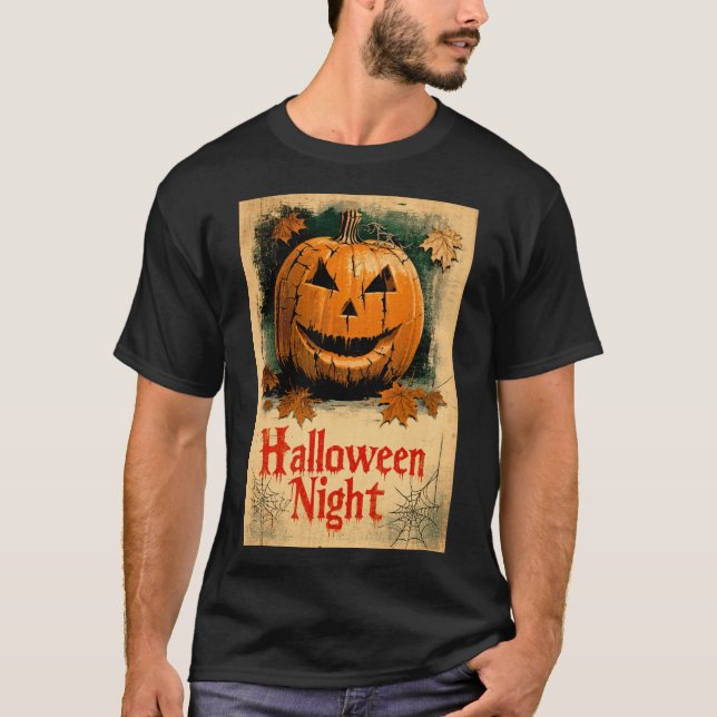 Camiseta Halloween Graphic – 1960s Inspired Series (Anverso)