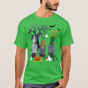 Camiseta Halloween Great Dane Dog Witch Scary Halloween Cos