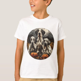 Camiseta Halloween Great Dane Dogs Jack O Lantern