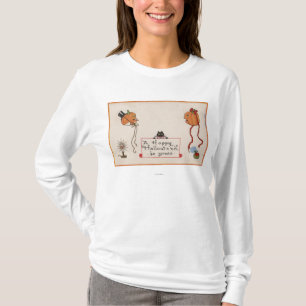Camiseta Halloween GreetingMr. Y señora Jack-O-Linterna
