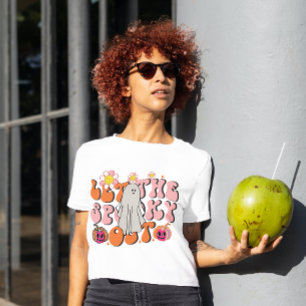 CAMISETA HALLOWEEN GROOVY DEJÓ SALIR EL FANTASMA