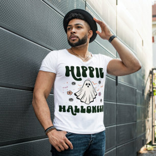 CAMISETA HALLOWEEN GROOVY HIPPIE HALLOWEEN GHOST 👻 👻