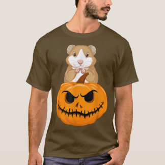 Camiseta Halloween Guinea Calabaza de cerdo Hombres Mujeres