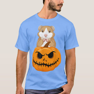 Camiseta Halloween Guinea Calabaza de cerdo Hombres Mujeres