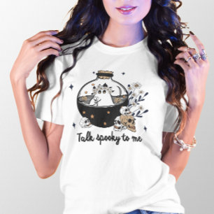 CAMISETA HALLOWEEN HABLAR CONMIGO EN UNA POCIÓN