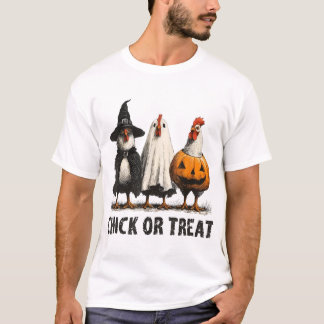 Camiseta Halloween Halloween Chicken Chick Or Treat