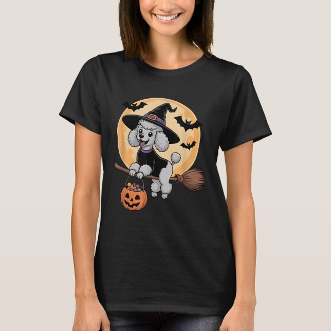 Camiseta Halloween Halloween Gorra de la Bruja de la Calaba (Anverso)