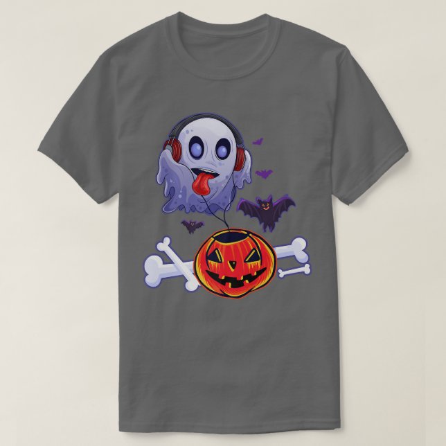 Camiseta Halloween Halloween Halloween Halloween Hombres mu (Diseño del anverso)