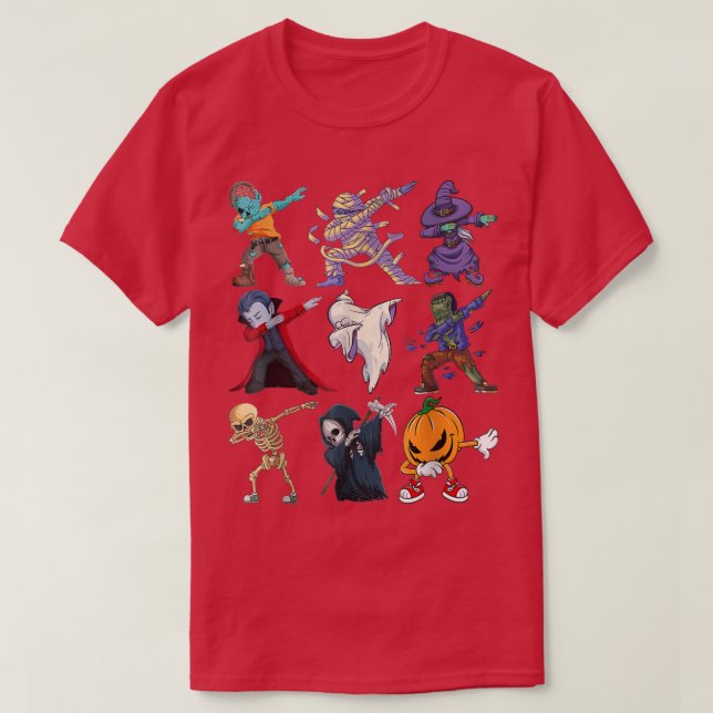 Camiseta Halloween Halloween hombres estreno Zombie Scary (Diseño del anverso)